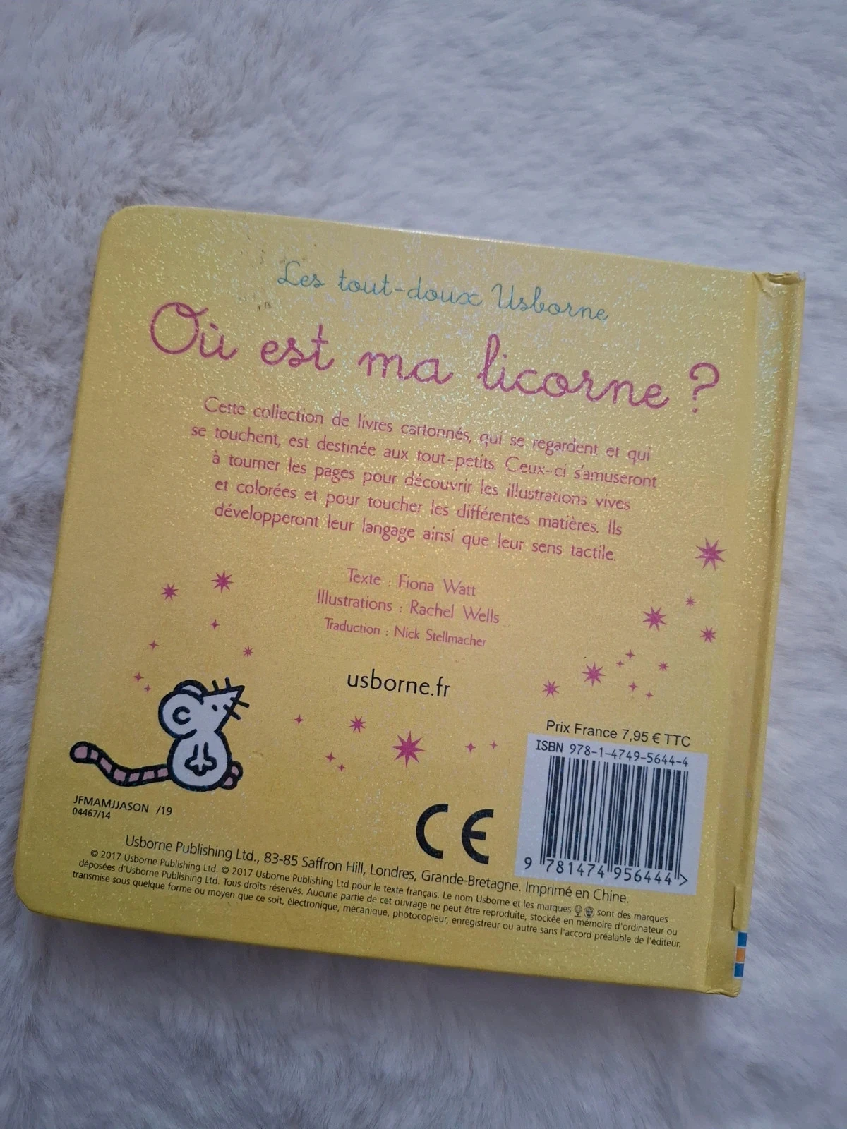 📚 hardback book to touch Where is my unicorn The very soft Usborne – photo 3